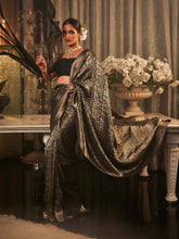 Brocade Woven Crepe Saree